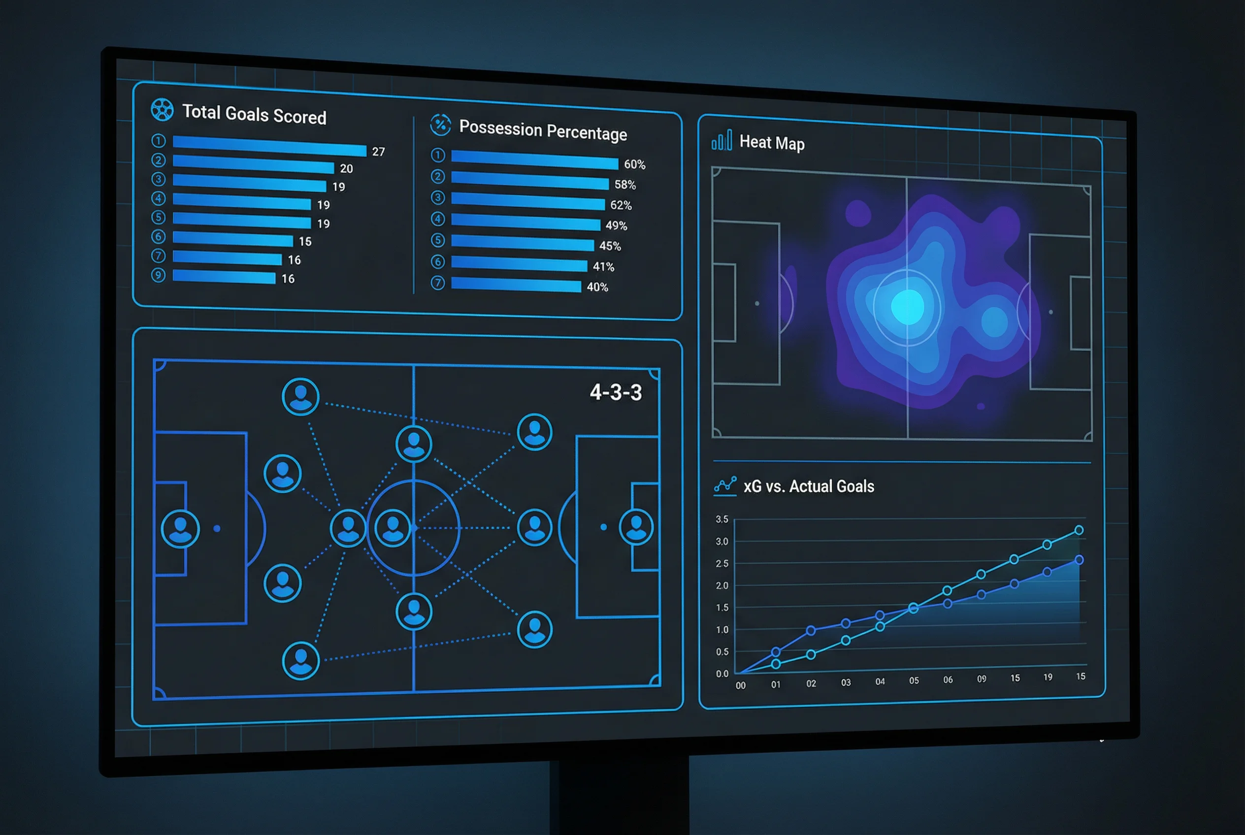 英超联赛深度数据分析图表 - 亚博体育 赛事统计